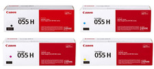 Canon 055H High Yield 4-Color Toner Set MF741cdw, LBP664cdw, MF743cdw,MF745cdw