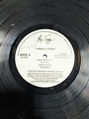 Mz Thang F*CK Freak A Thug Single Vinyl Record Sho Nuff