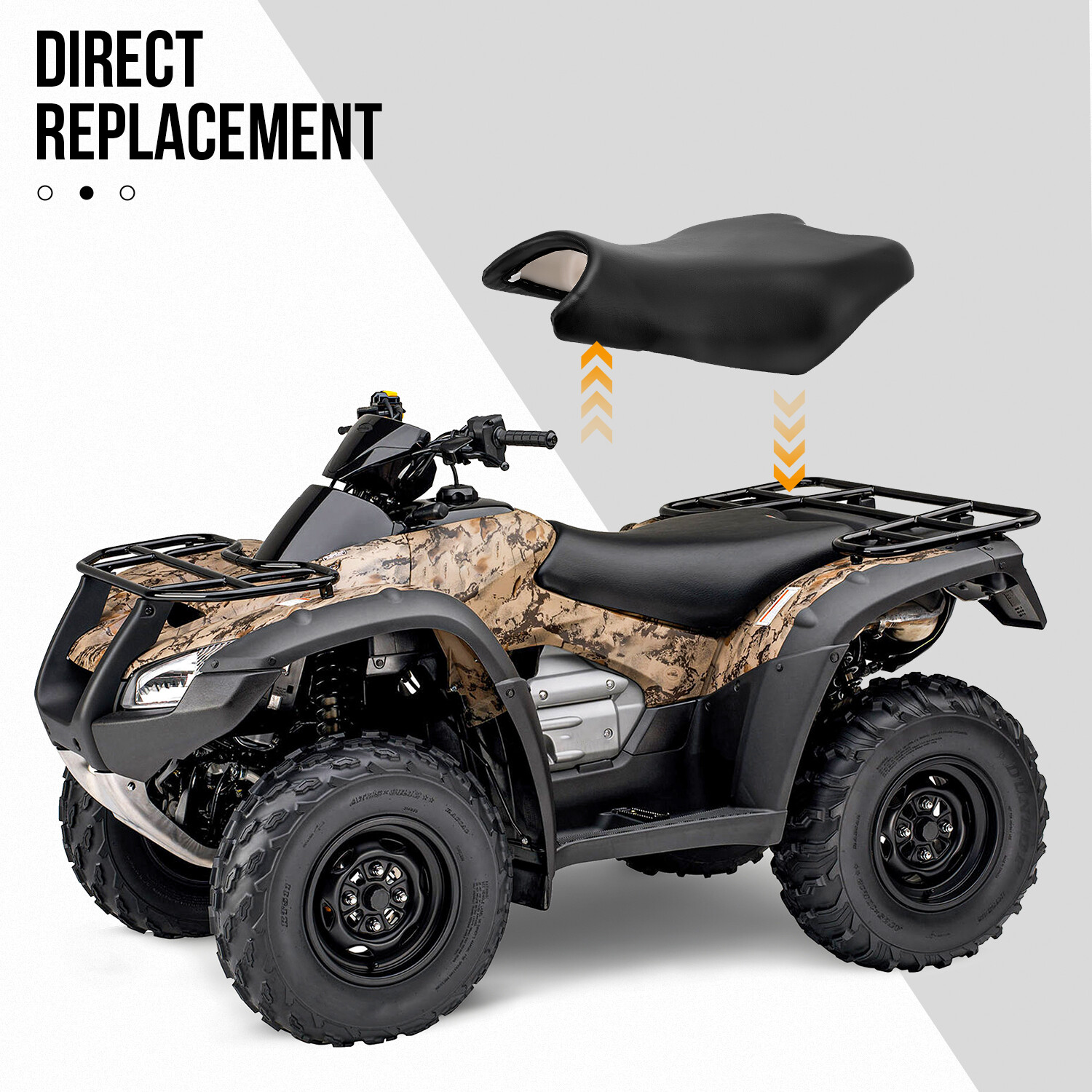 Vinyl Seat Cover For Honda TRX650 Rincon (2003-2005) – Direct Fit Replacement 10 thumbnail image