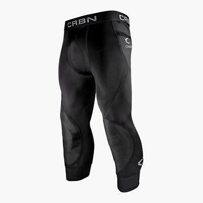 CRBN Carbon Paintball CC Pro Bottom - Protective Padded Gear Black Medium M NEW!