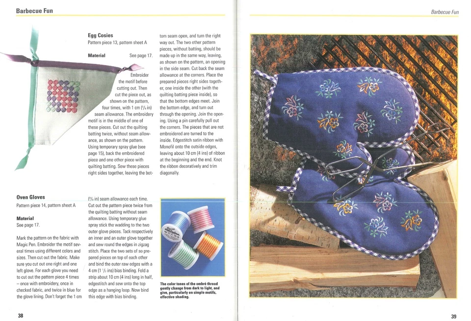 Madeira Personal Touch Machine Embroidery Book w Pattern Sheets 2000 Fackler - Image 2 of 4