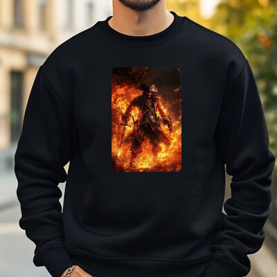 Pirat in Flammen Sweatshirt Kuschelig und Perfekt für jeden Anlass S bis 4XL