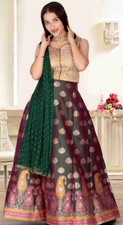 Readymade Light Weight Silk Lehenga with Choli  Dupatta Wedding Party Wear