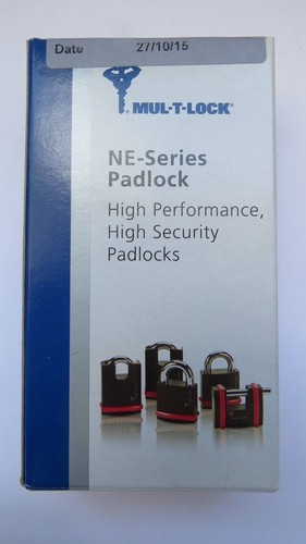 Mul-T-Lock NE14H High Security Padlock Grade 6 Hardened Boron Shackle 14mm - Picture 11 of 12