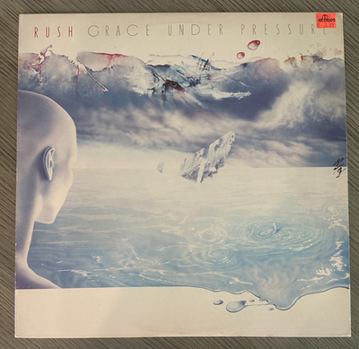 #ad RUSH grace under pressure VINYL LP ROCK PROGRESSIVE ROCK MERCURY 818476 1984 $16.00
