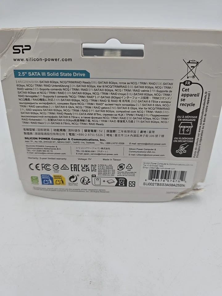 Silicon Power 2TB SSD 3D NAND A58 SLC Cache Performance Boost SATA III 2.5" 7... - Image 2 of 2