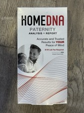 HOMEDNA Home DNA Collection Kit Paternity Analysis Report New Sealed
