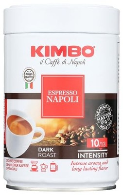 (Pack of 6) Kimbo Espresso Napoli Ground Coffee 8.8 Oz