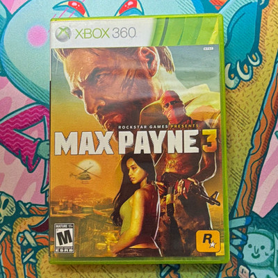Rockstar Max Payne 3 Xbox 360 Action Shooter Game M Case Inserts NTSC-U/C