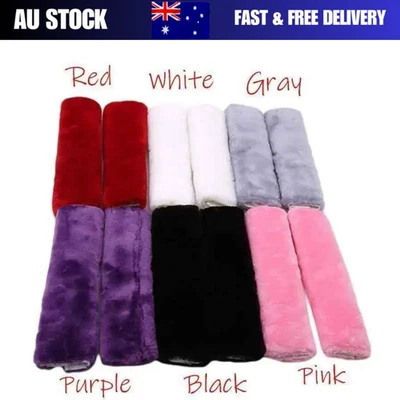 2 pcs Car Seat Belt Strap Pad Soft Harness Shoulder Cushion Cover Protector AU - image 1 of 4