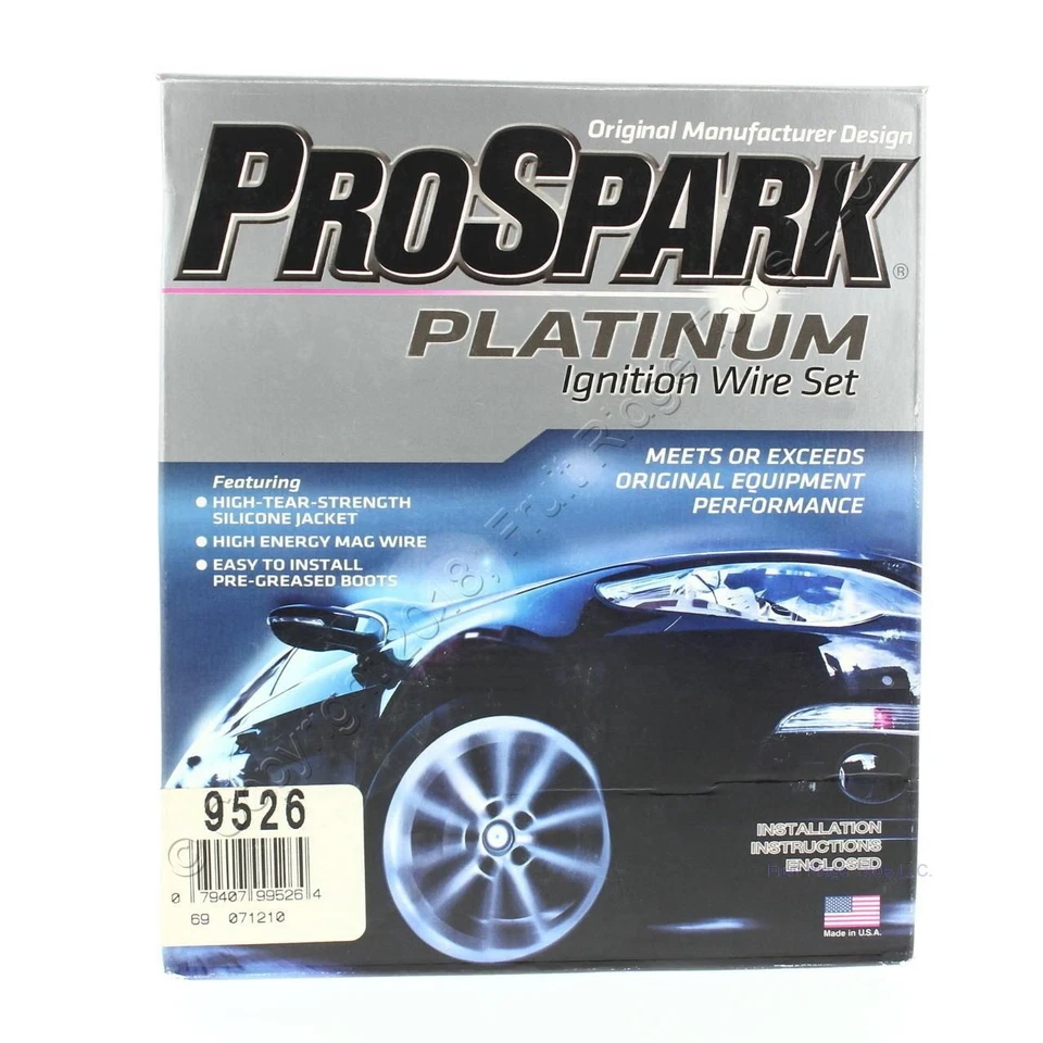 Fios de ignição vela de ignição ProSpark Platinum 9526 para 87-00 Voyager Grand Caravan - Imagem 4 de 4