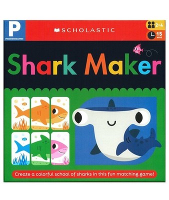 Scholastic Shark Maker, Animal Pairs, Farm Bingo Matching & Bingo Games Ages 3-7