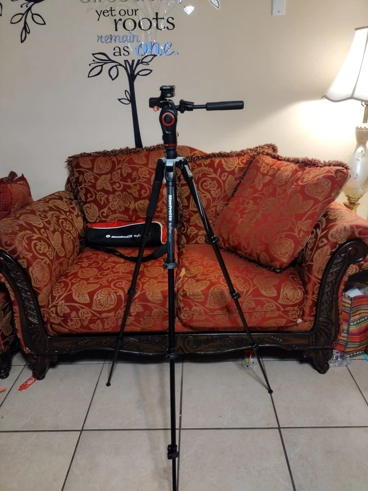 Trípode avanzado de 4 secciones Manfrotto Befree 3 vías en vivo con Befree 3 vías Live Hea Foto 4 de 4