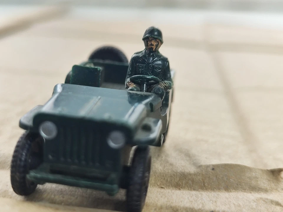 Jeep vintage retrò auto militare 1974, piccoli modelli di auto, Siku V 92 - Immagine 3 di 4