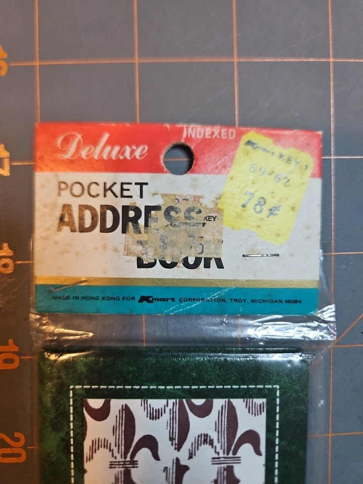 Vintage Deluxe Pocket Address Book New Old Kmart Stock Unopened - Image 4 of 4