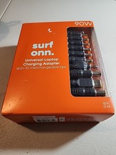 New onn 90W Universal Laptop Charger with 10 Interchangeable Tips - T6#502