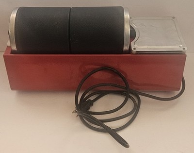 Chicago Electric Power Tools Dual Drum Rotary Rock Tumbler Plus 2 New Belts