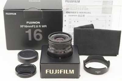 FUJIFILM Fujifilm FUJINON XF 16mm F2.8 R WR Original Box Accessories #25101109
