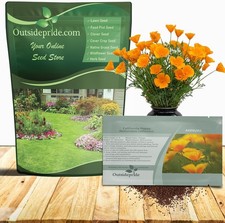 California Poppy Seeds - 1 lb. Drought-Tolerant Wildflower for Pollinator 42.08 per gallon