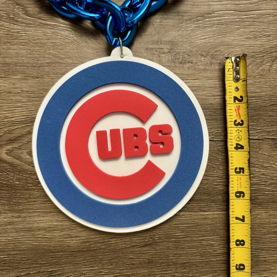 NEW Large MLB Baseball Chicago CUBS Fan chain BLUE Fast Shipping!! ✅✔️☑️✅✔️☑️ - Image 4 of 4