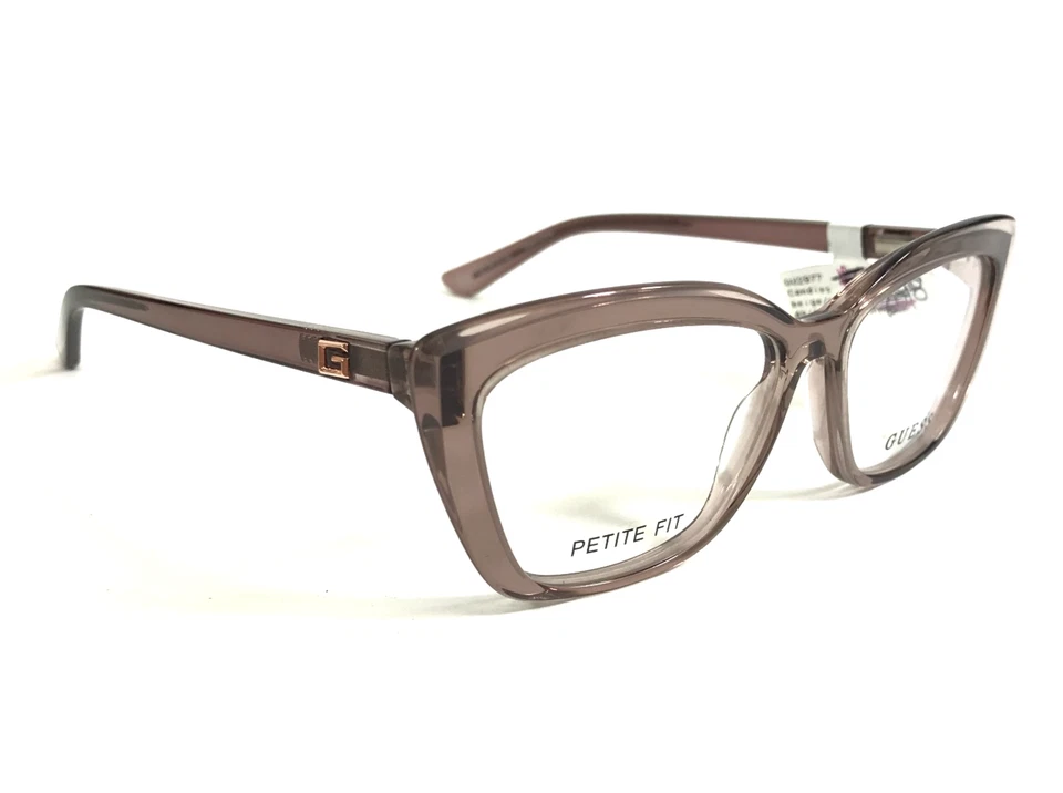 Guess миниатюрный очки оправы GU2977 059 бежевый прозрачный кошачий глаз полный ободок 49-13-140 - Изображение 2 из 4