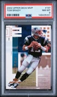 2002 UD MVP #137 TOM BRADY PSA 8