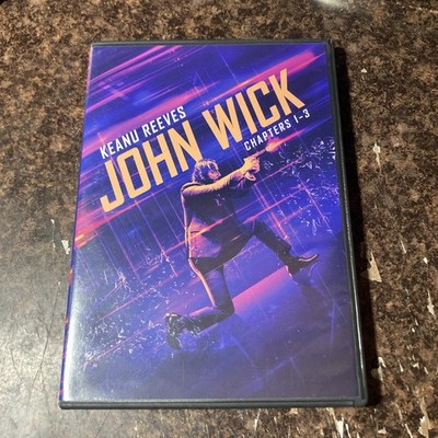 John Wick Chapter 1-3 Keanu Reeves DVD Combined shipping