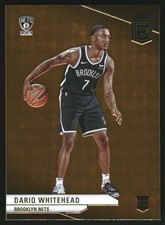2023-24 Elite Orange #242 Dariq Whitehead RC Rookie Card. rookie card picture