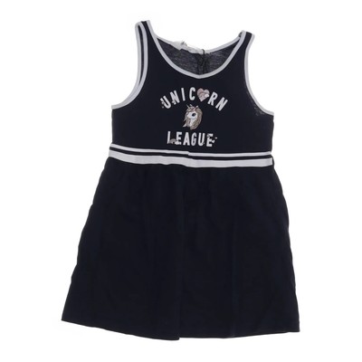 H&M Kids, Kleid, Größe: 92, Blau/Mehrfarbig, Baumwolle, Print, Mädchen #GiG