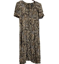 Vintage Jamie Brooke Dress Size 12 Women’s Rayon Sheath Cottagecore 90s Y2K