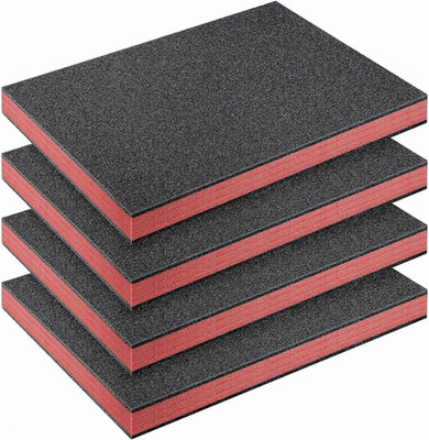 4 Pcs Cuttable Polyurethane Foam Pads Craft Foam Insert for Cases Packing Paddin