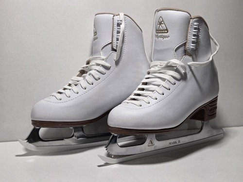 Jackson Ultima Mystique Womens Figure Ice Skates, Medium Width - White, Size 6.5