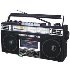 Supersonic SC-3201BT Radio Cassette Boombox Bluetooth USB SD MP3 AM/FM Speaker