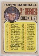 1968 Topps Juan Marichal Checklist #107 HOF 0ru6