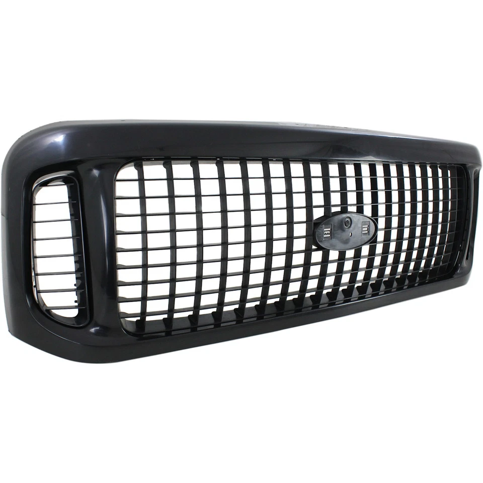 Grille For 2001 Ford Excursion Black Shell w/ Gray Insert Plastic - Image 3 of 4