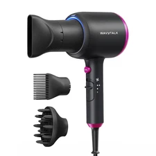 Hair Dryer with Diffuser, Blown Away Ionic Hair Dryer for Curly Hair with Comb,
