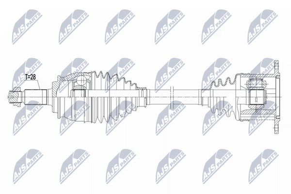 NTY NPW-SU-069 Antriebswelle Hinten Rechts FüR Suzuki-image