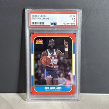 1986-87 Fleer Gus Williams #124 PSA EX 5
