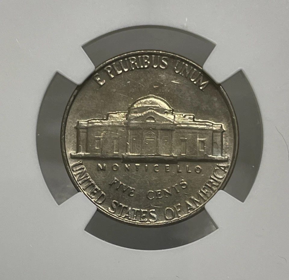 1962 Jefferson Nickel 5c NGC MS65 Mint State Uncirculated Coin - Image 3 of 4
