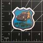 Bad Boys With Bad Toys Vinyl Sticker Vintage Car Beautiful Girl Badge Durable