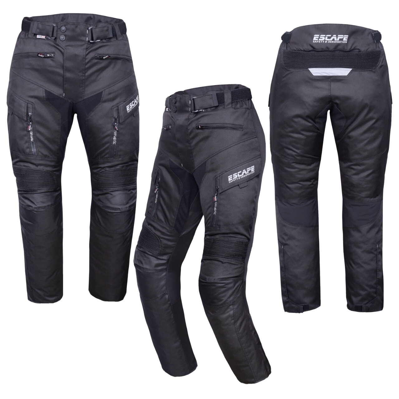 Pantaloni da moto Top selling con protezioni ginocchia e fianchi uomo 4 STAGIONI