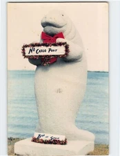 Postcard No Cargo Port Ban The Span Manatee Mailbox Holder Picture