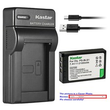 Kastar Battery Slim USB Charger for Olympus BLS-1 PS-BLS1  Olympus E-620 Camera