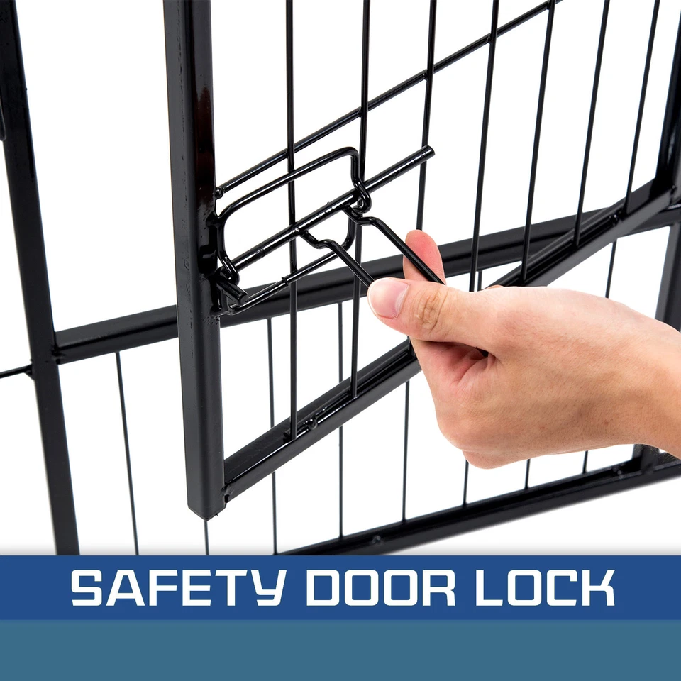 31" / 32" / 40" 8 Panel Pet Dog Playpen Portable Exercise Cage Fence Enclosure - image 3 of 4