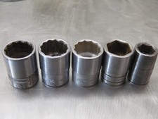 Vintage Snap On Usa 12 Drive Socket Set 78 1316 916