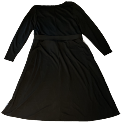 Girl with Curves Ponte Midi Dress Black Sz 1X Waist Belt A452284 Women  BB412 | eBay