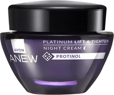 NEW! Avon Anew Platinum Lift & Tighten Night Cream with Protinol  1.7 fl oz-50ml