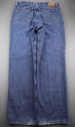 Pantalones de mezclilla vintage 2005 para hombre Arizona calce relajado 5 bolsillos talla lavado mediano 36x30 - Imagen 5 de 8