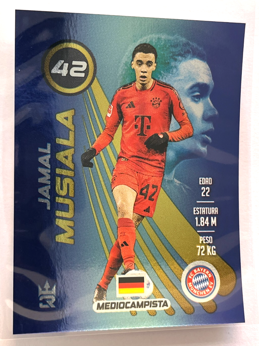 2025 FIFA CLUB WORLD CUP 3R Sticker #A09 JAMAL MUSIALA B. Munich