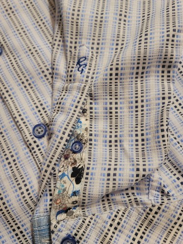 Robert Graham Men's Long Sleeve Shirt Size L - Picture 4 of 14